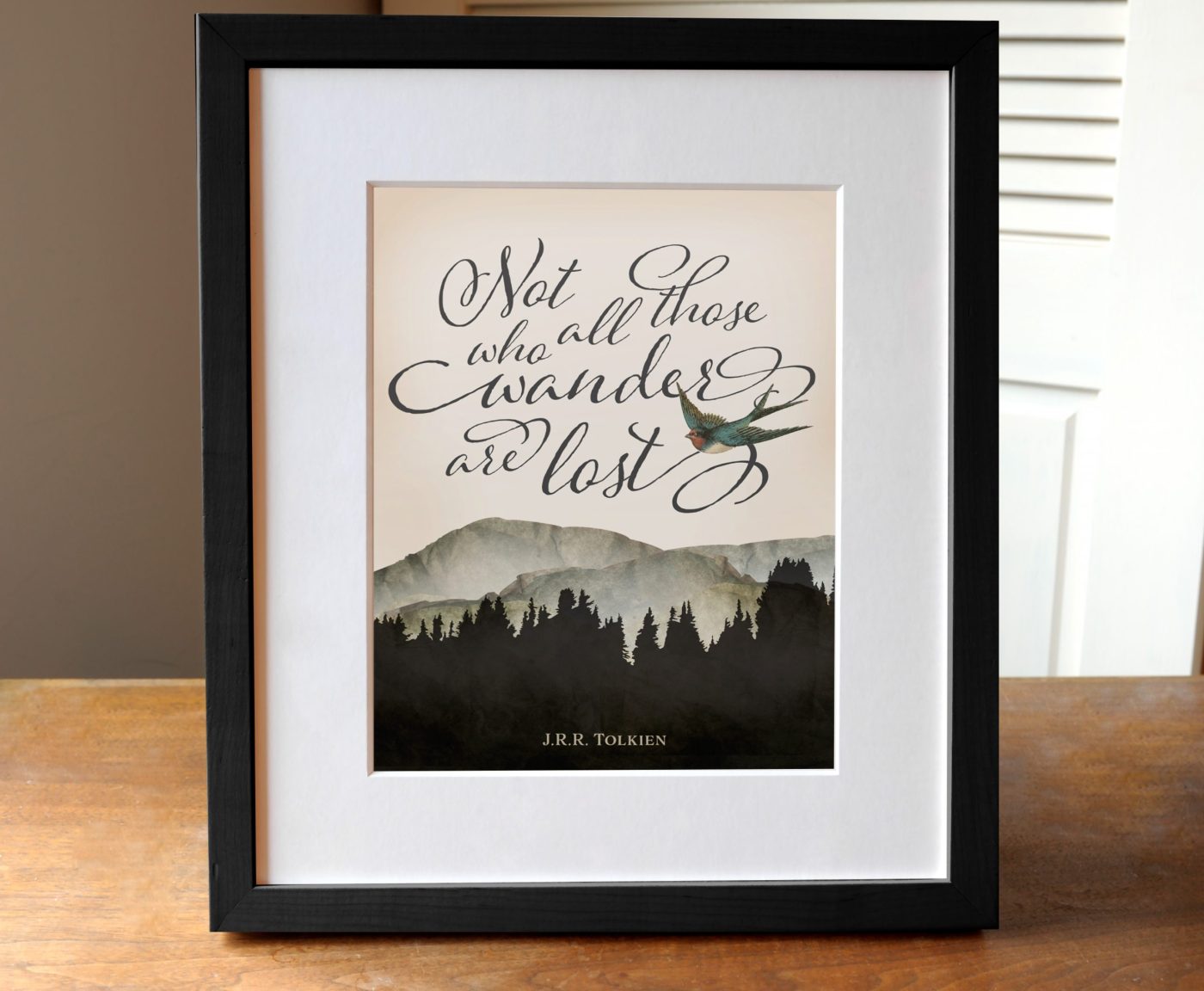 Not All Those Who Wander Print